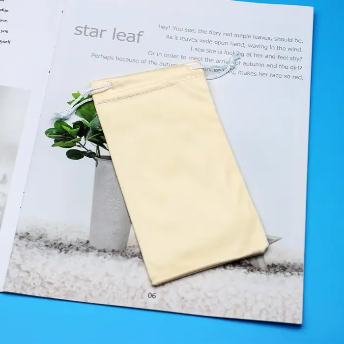 Sac à lunettes en microfibre