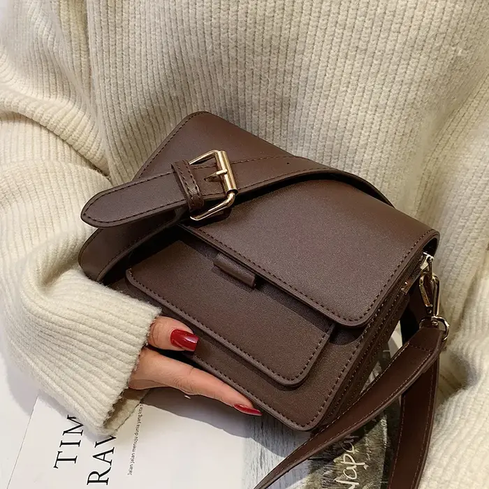 Petit sac à main de luxe en cuir PU pour femmes