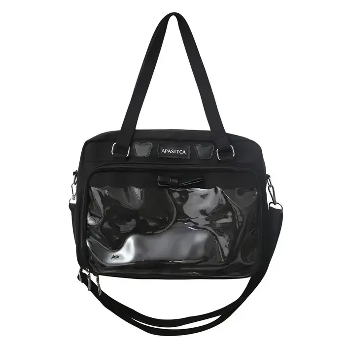 Japonais mignon Transparent toile Itabag mode filles un sac à bandoulière étudiant personnalité sac
