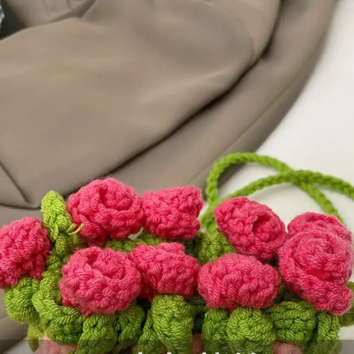 Sac seau de plage en corde de coton tressée