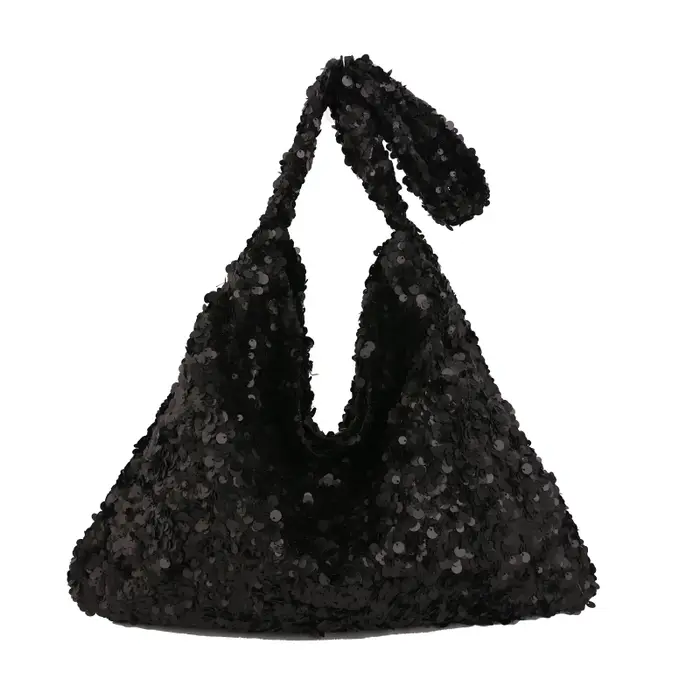 Sac fourre-tout tendance à sequins scintillants pour femme, sac à bandoulière décontracté brillant p
