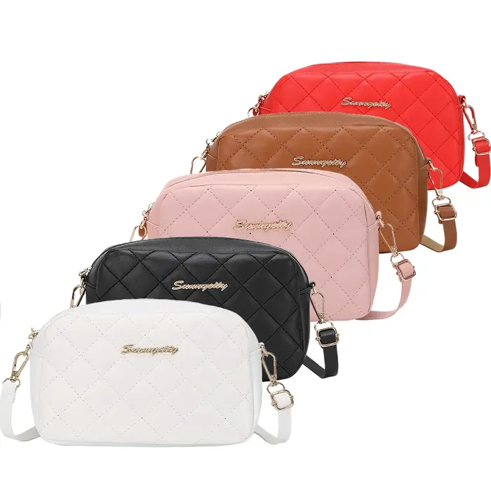 Petit sac messager à pompon pour femmes