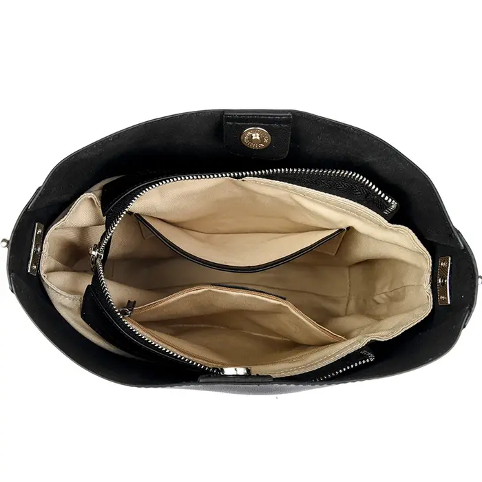 Sac à bandoulière pour femme en cuir véritable marron