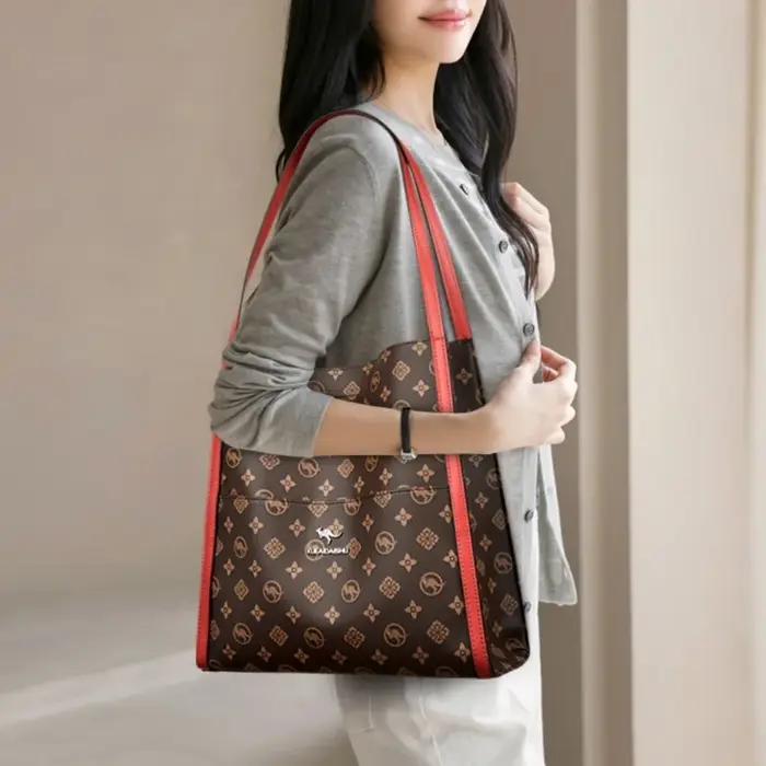 Véritable marque de haute qualité en cuir fourre-tout décontracté sacs à Main de luxe femmes sacs co