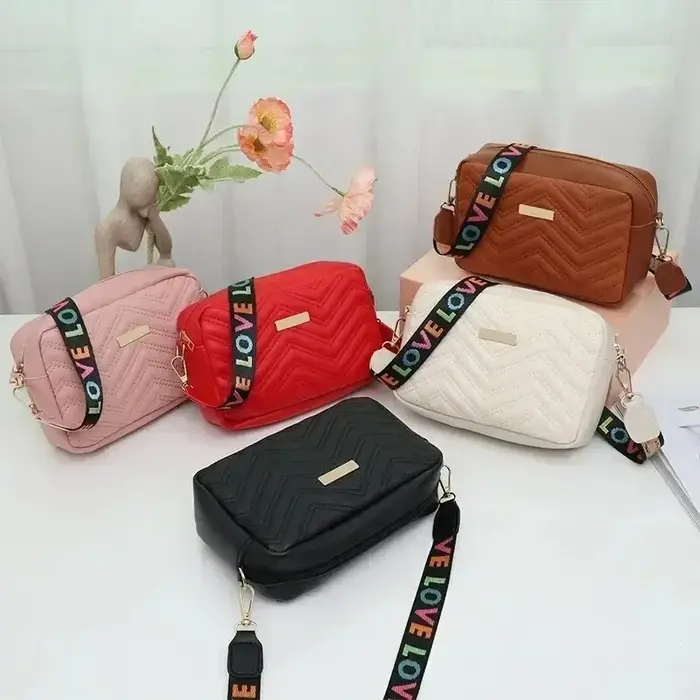 Sac à bandoulière pour femme en cuir PU