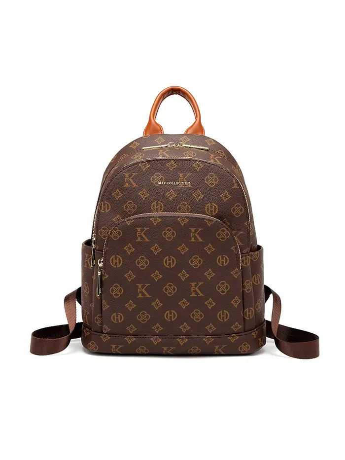 Mkf véritable sac à dos rétro décontracté Vintage pour femmes