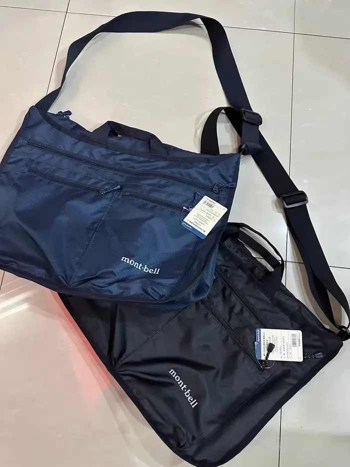 Montbell Sac de rangement d'épaule à bandoulière imperméable en nylon léger extérieur