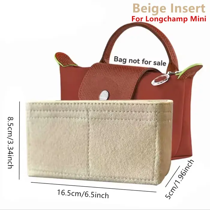 Organisateur de sac pour Longchamp Small Tote Bag Timid