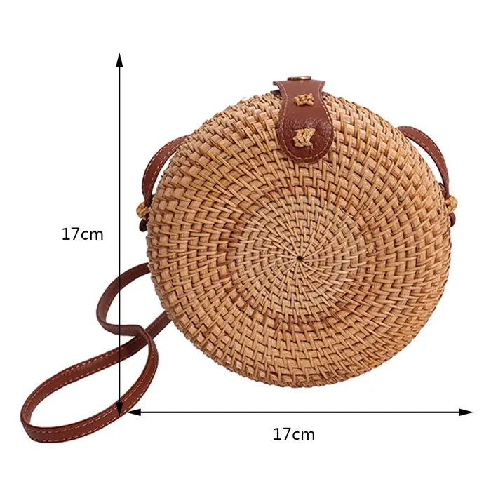 Sac à bandoulière tissé à la main pour femmes