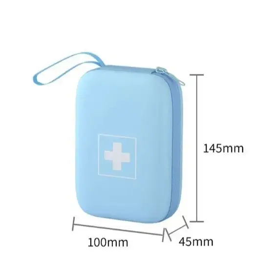 Petite trousse de rangement pour médicaments, pochette de premiers secours antichoc pour voyage, org