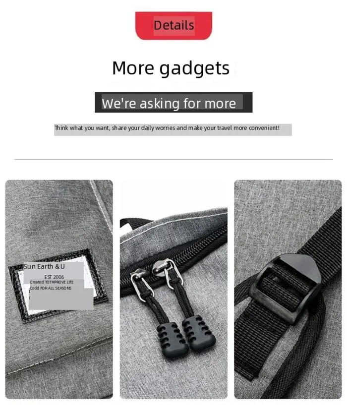 Sac à dos minimaliste tendance pour hommes et femmes