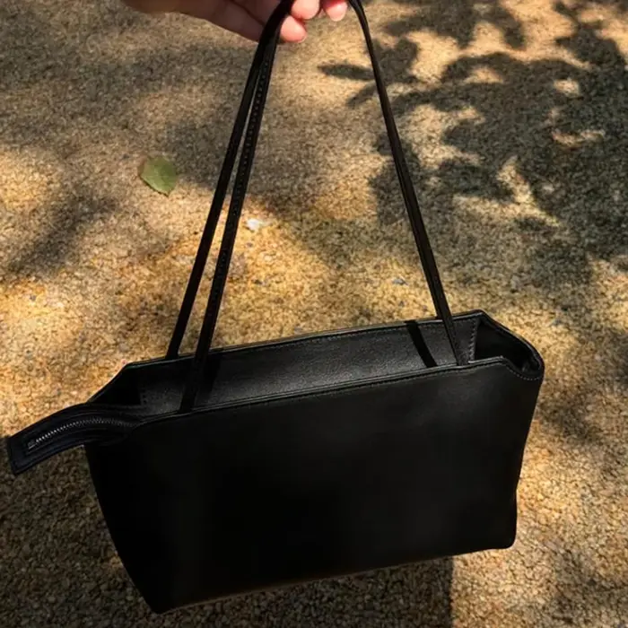 Sac à bandoulière simple en peau de mouton