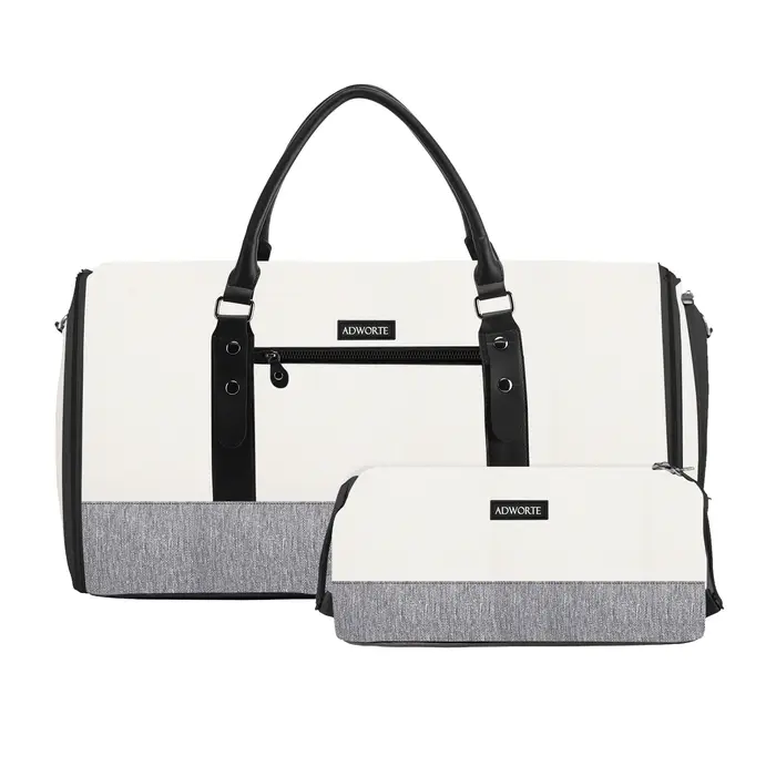 Sac à vêtements de voyage, sacs polochons convertibles pour vêtements combinés avec compartiment à c