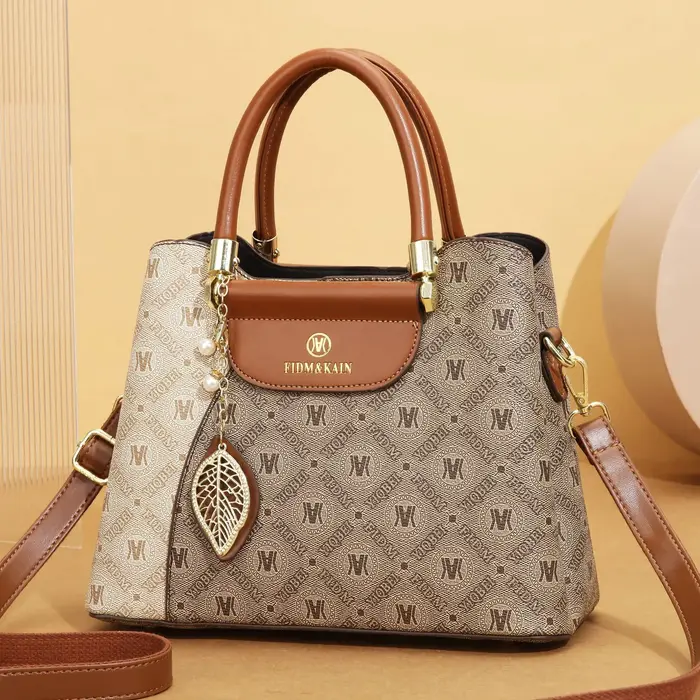 Sac fourre-tout grande capacité pour femme, imprimé tendance, style urbain minimaliste, sac à main, 