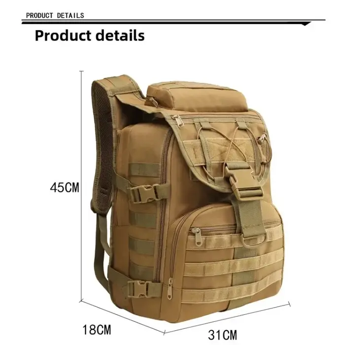 Sac à dos d'alpinisme tactique militaire camouflage