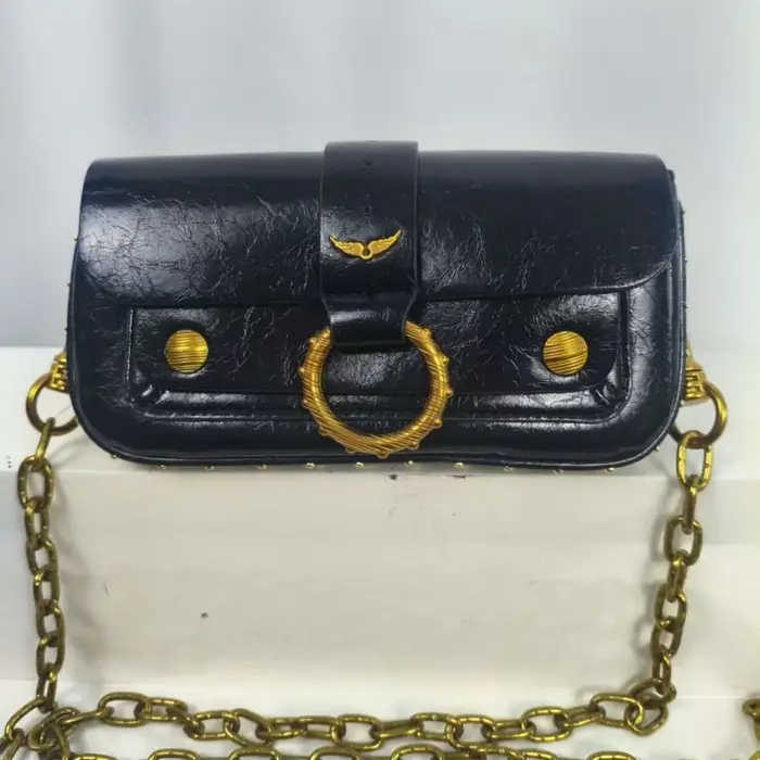 Sac mini haut de gamme 2026 au design classique avec rivets circulaires