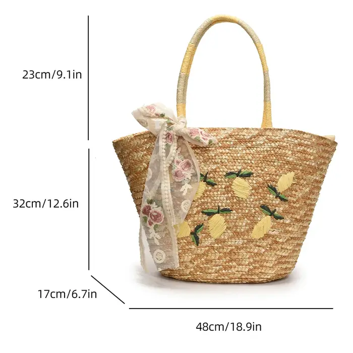 Sac à bandoulière de plage de grande capacité
