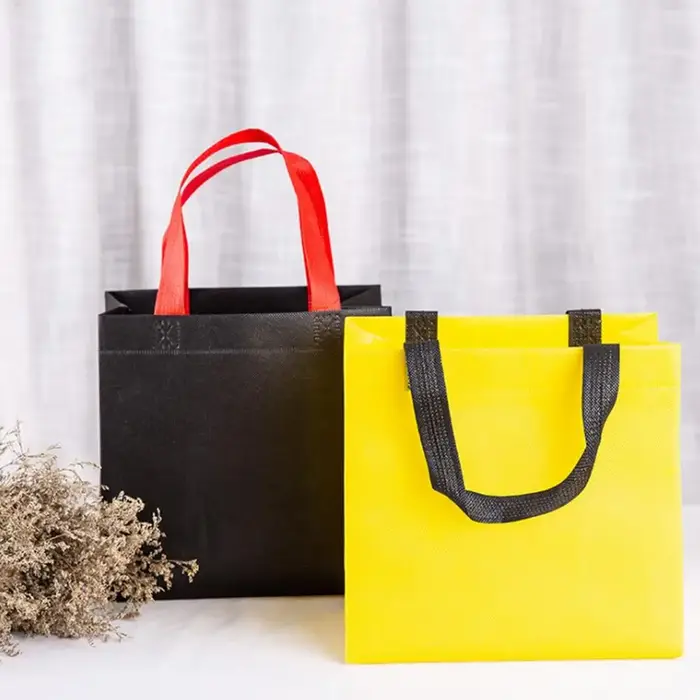 ETya-Sac à provisions en toile pliable réutilisable pour femme