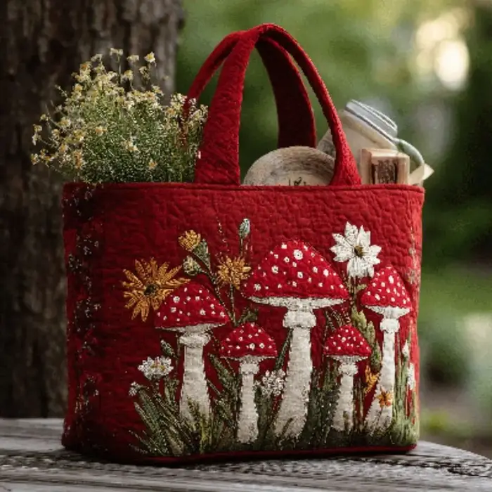 Sac fourre-tout imprimé vintage pour femmes