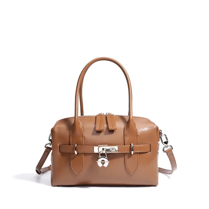 Sac à main Boston en cuir de Grain pour femmes