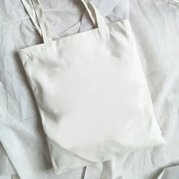 Sac fourre-tout en toile de couleur unie des années 90