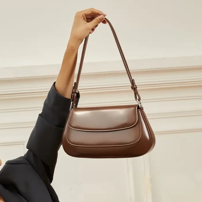 Sacs à bandoulière sous les bras en cuir de vache