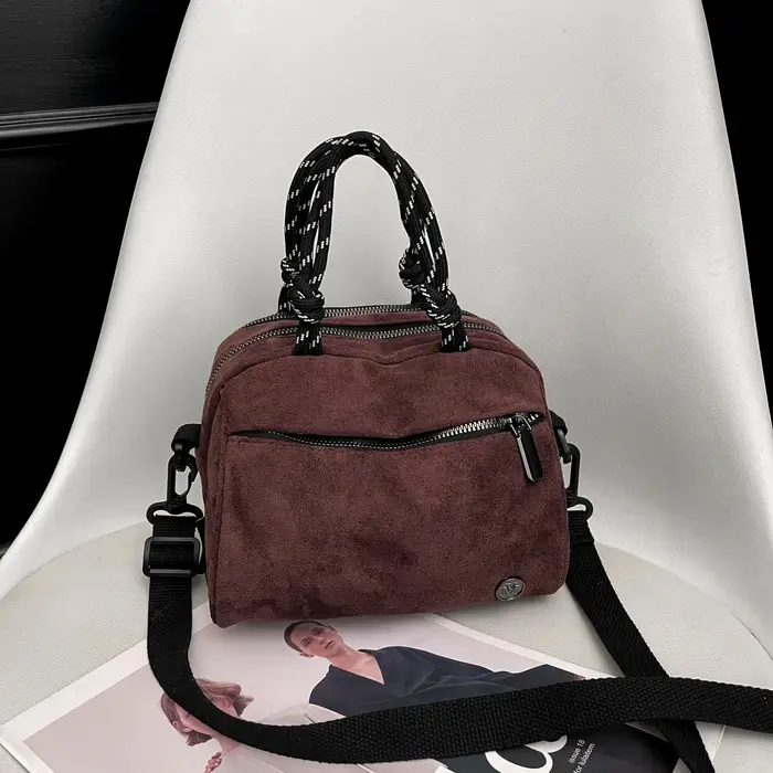 Sac fourre-tout multi-usage en daim pour femme