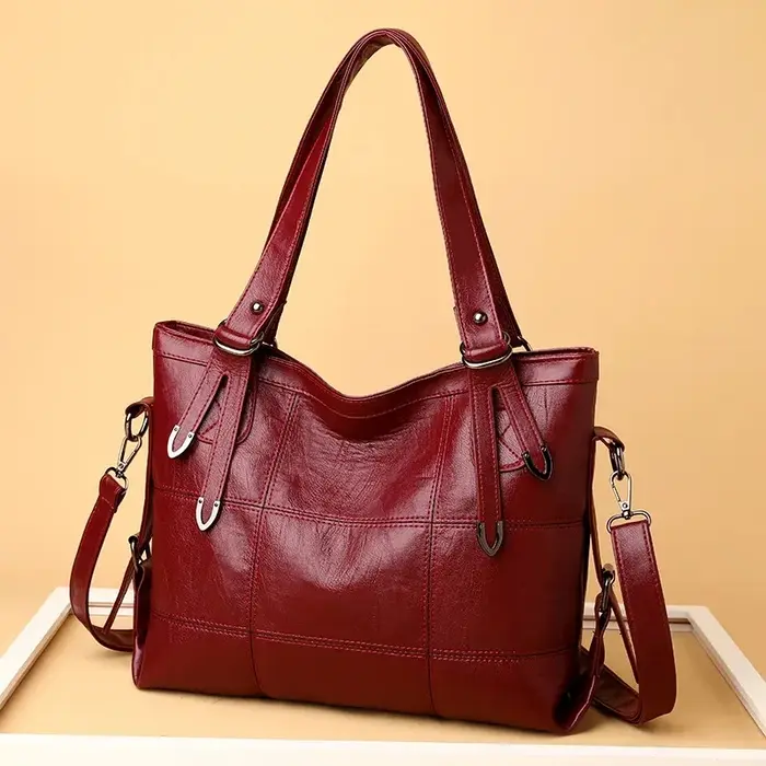 Sac à bandoulière en cuir PU d'hiver