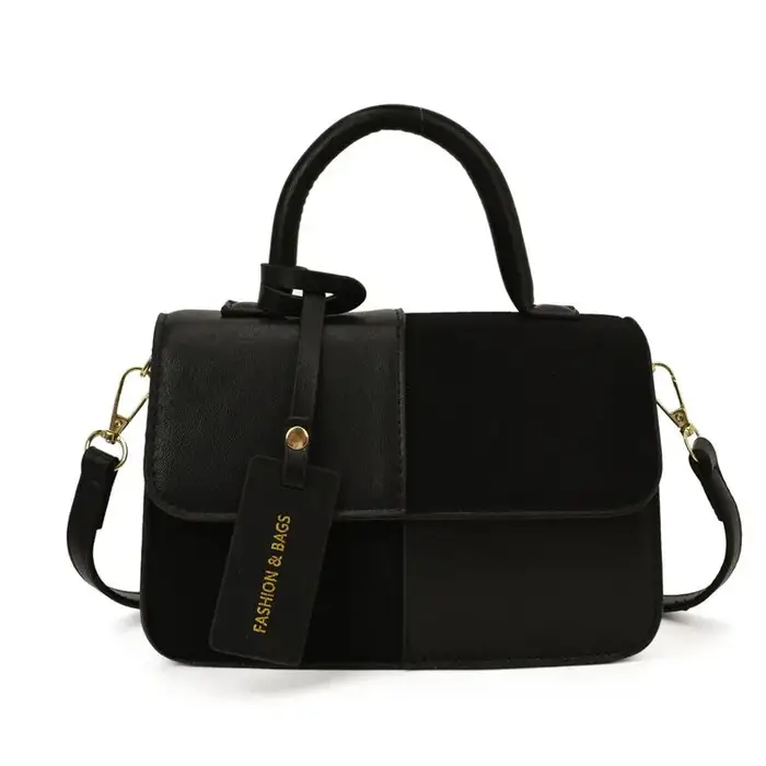 Sac à main pour femme fabriqué en cuir fin avec un design tendance et un look de banlieue vintage ha