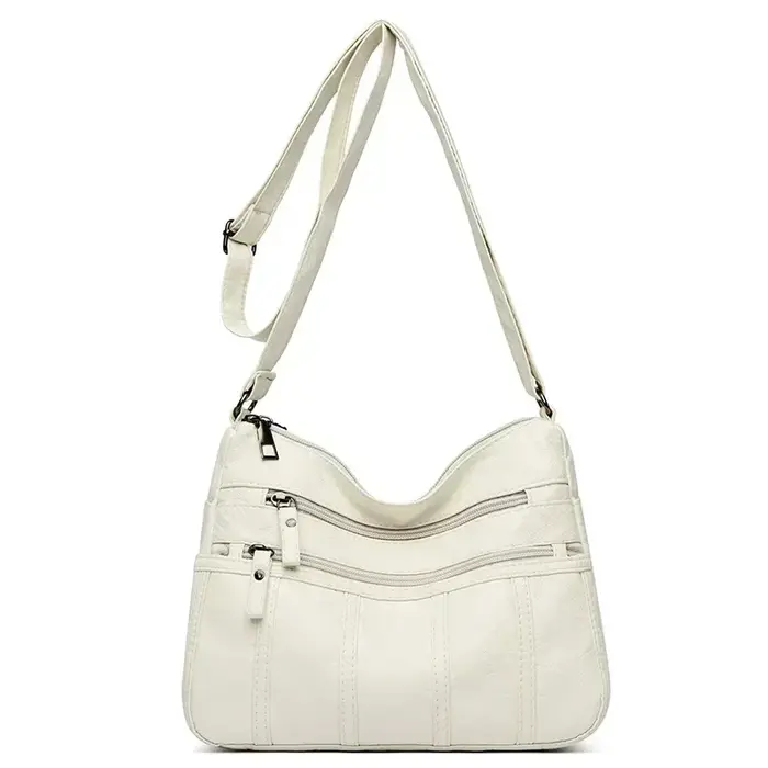 Sacs à bandoulière en cuir souple pour femmes