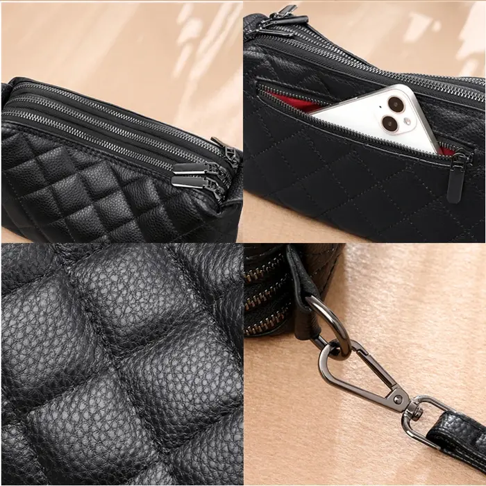 Sac à main de styliste 3 couches pour femmes