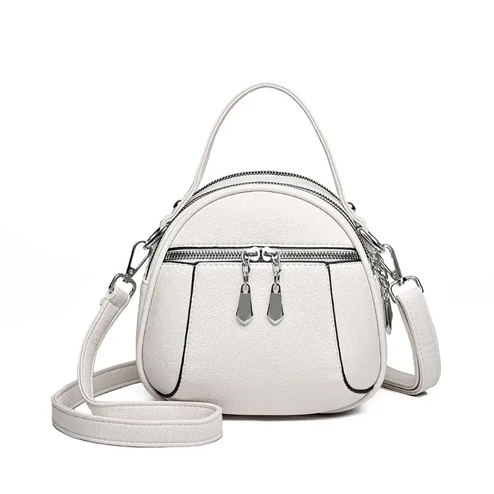 2024 New Authentic Brand Women's Shoulder Bag High Quality Soft Leather Girls Handbag Fashionable Si