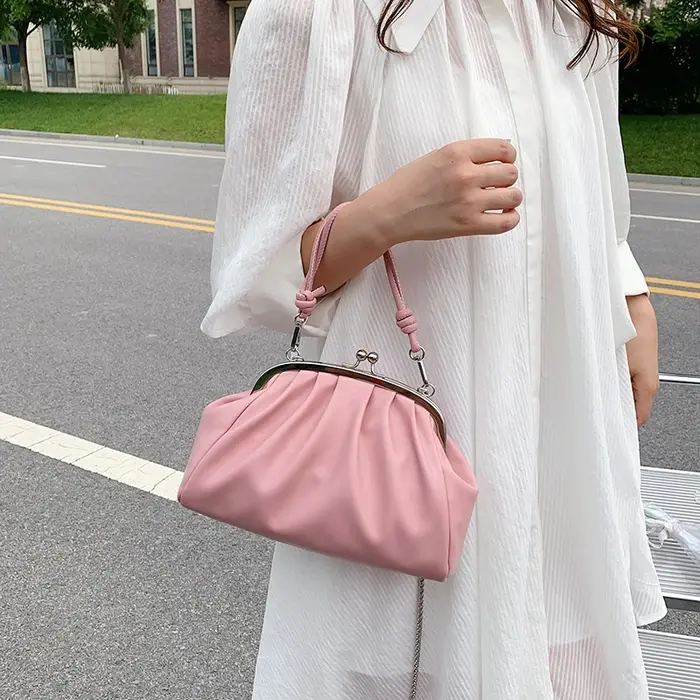 Sac à Main de Luxe en Cuir Souple pour Femme, Bandoulière, Tendance, Été