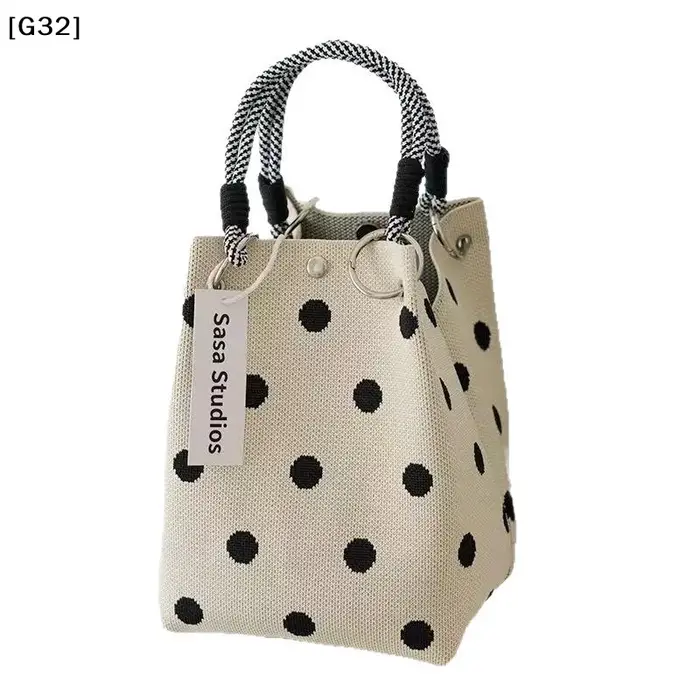 Nouveau Sac à Main Tricoté Polyvalent et Adorable 2026 avec Fermeture Magnétique 3D