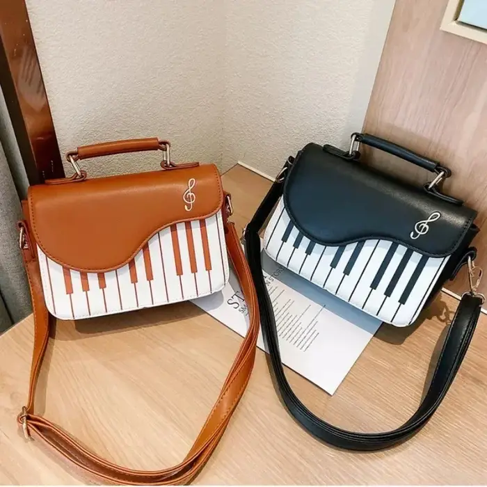 Sac à bandoulière pour femmes Design Piano coréen