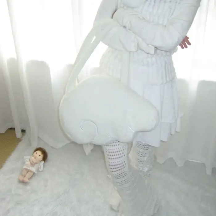 Sac à bandoulière créatif en forme d'aile d'ange