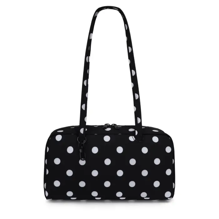 Sac à bandoulière en nylon à pois imprimé léopard