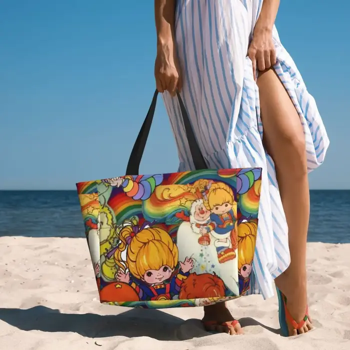 Rainbows Brite – sac fourre-tout de plage