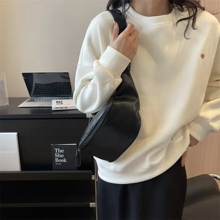 Marque de luxe femme ceinture sac couleur unie en cuir Fanny pack sac à main mode dames taille sac concepteur épaule bandoulière poitrine sac
