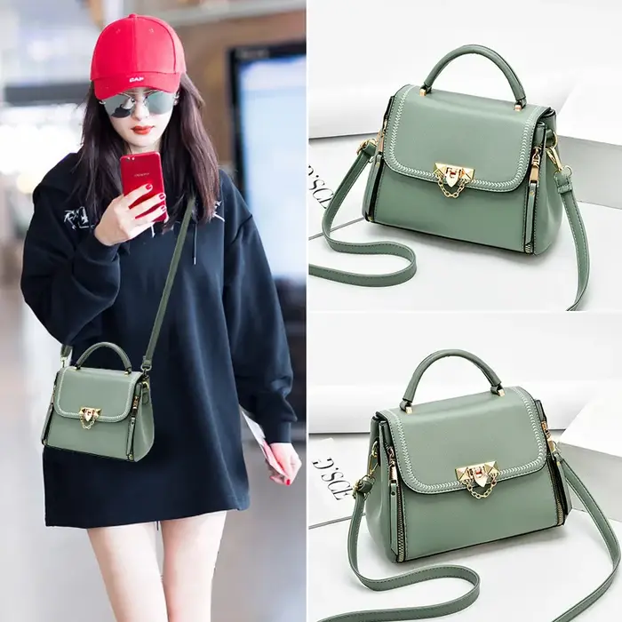 Sac à main chic et tendance pour femme 2025 – Sac bandoulière petit format carré