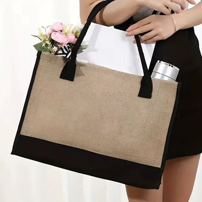 Sac de courses en toile de Jute