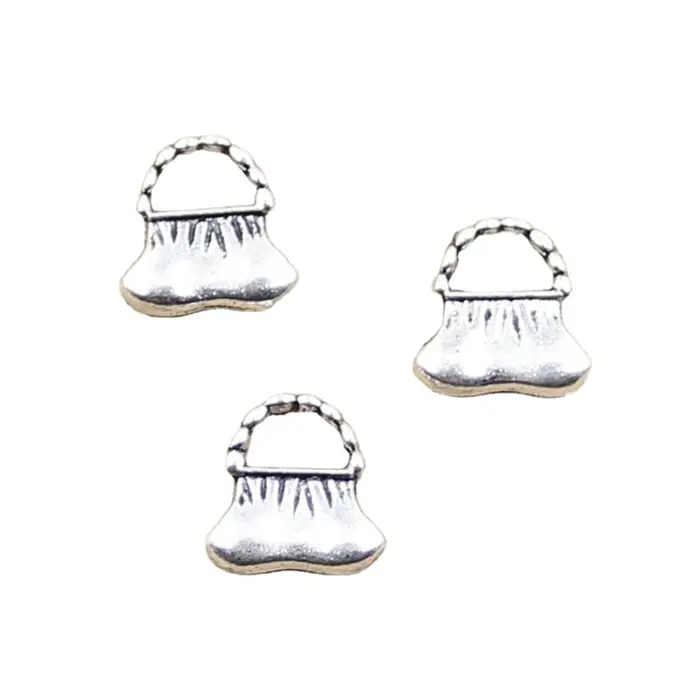 Breloques pour sac à main, pendentif exécutif antique, couleur argent tibétain vintage, bijoux faits
