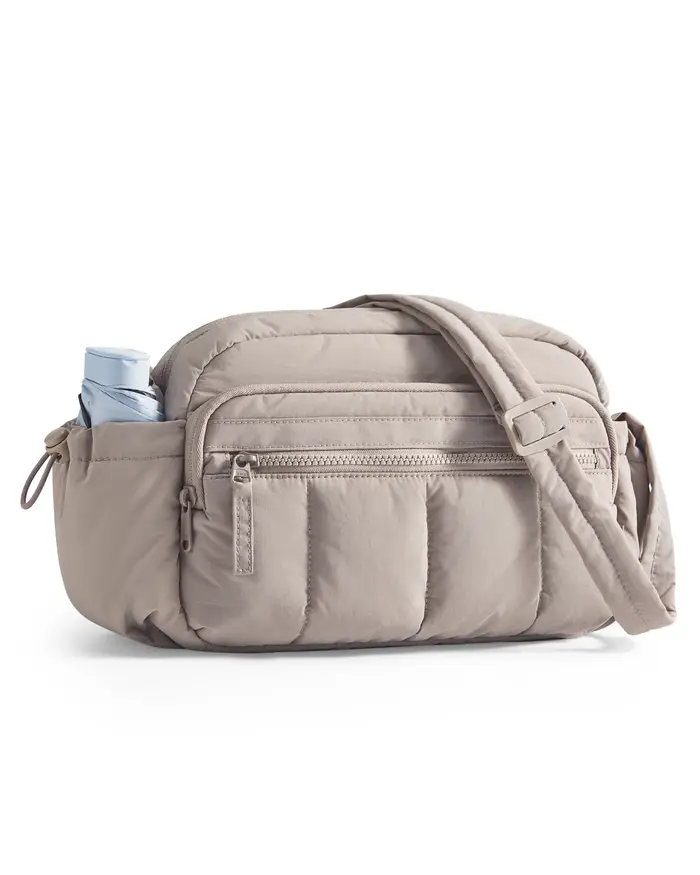 BAGSMART sac à bandoulière décontracté sac pour femme Anti-vol sac à main de voyage moyen matelassé sacs