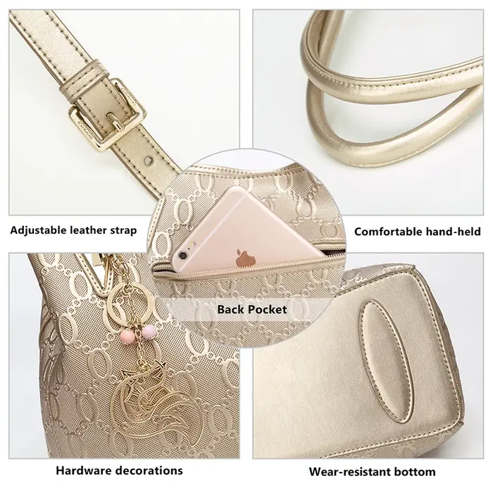 FOXER marque femmes peau de vache sac à bandoulière femme fendu en cuir sac à main mode dame fourre-