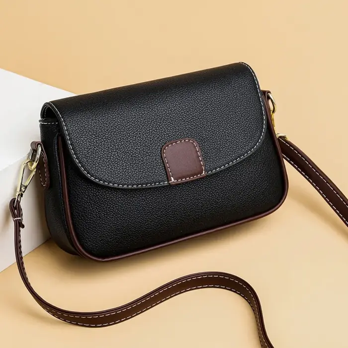 Sacs à main en cuir PU pour femmes, design de marque, mode simple, sacs à bandoulière de luxe pour dames, sac lancé par un fouet avancé