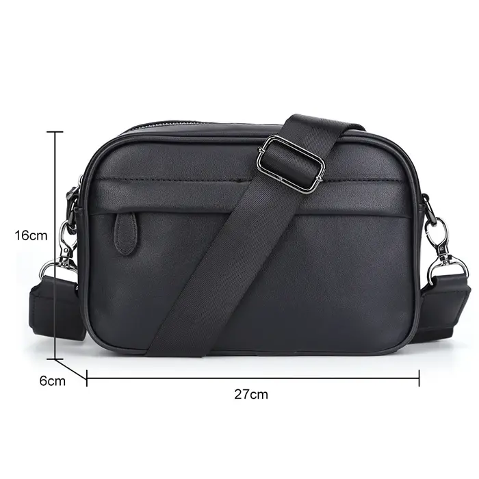 Sac à bandoulière en cuir pour hommes