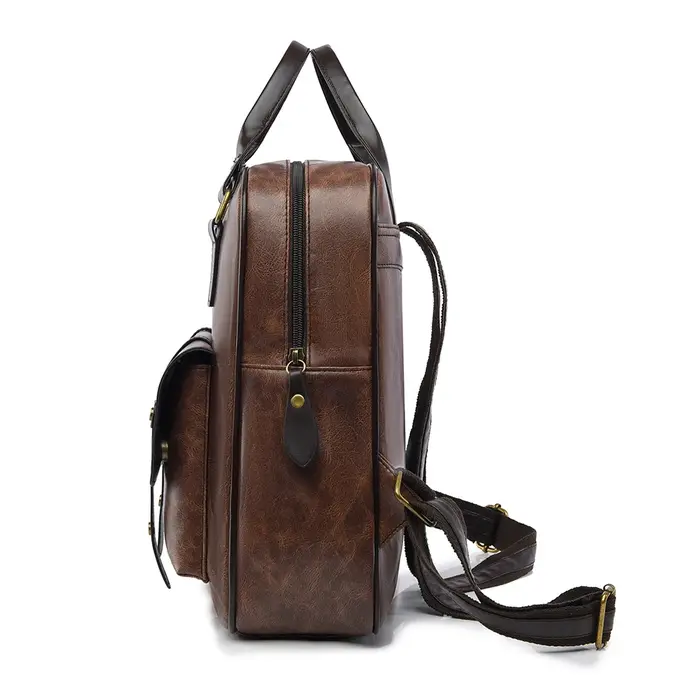 Sac à dos rétro en Pu pour femmes
