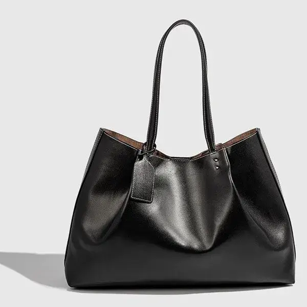 Z Home transfrontalier grande capacité en cuir souple sac fourre-tout à bandoulière unique femmes sac à main de banlieue élégant à la mode Match quotidien