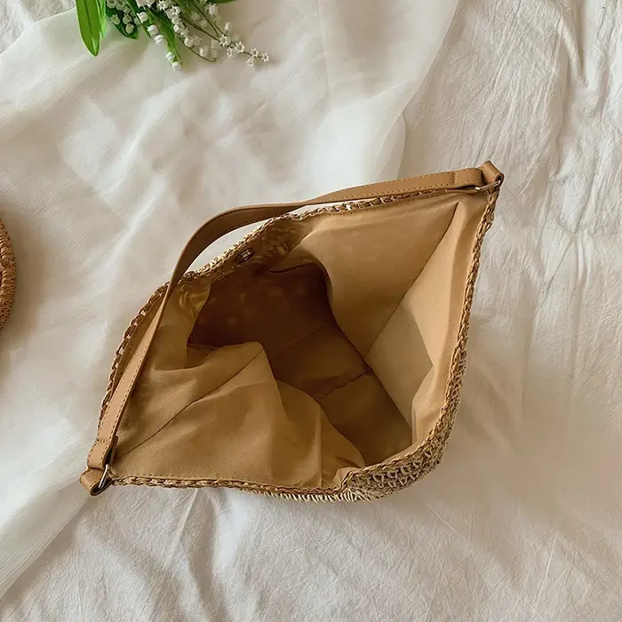 Sac bandoulière tissé style bohème pour femme