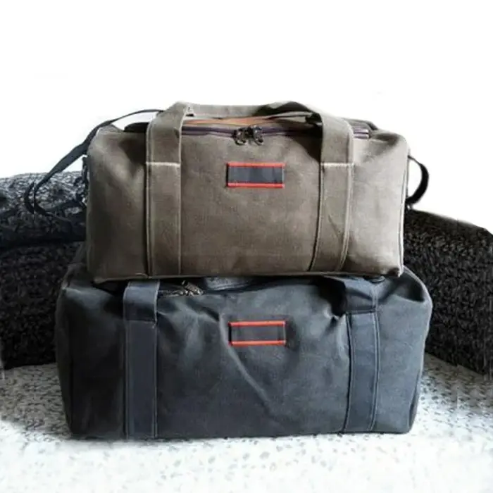 Sacs de voyage imperméables en toile pour hommes et femmes